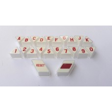Pushbutton Set Wurlitzer 2410- last set