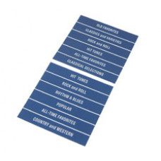 Record Classification Strips for Title strip Holders 