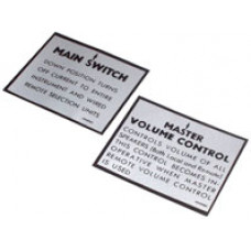 Seeburg Back Door Decals