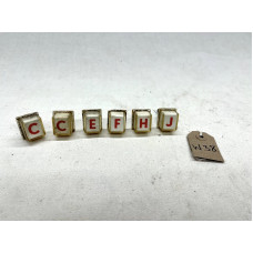 Wurlitzer Lyric Letter buttons